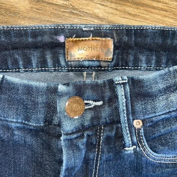 MOTHER Womens The Looker Bittersweet Jeans Size 24 - Picture 3 of 5